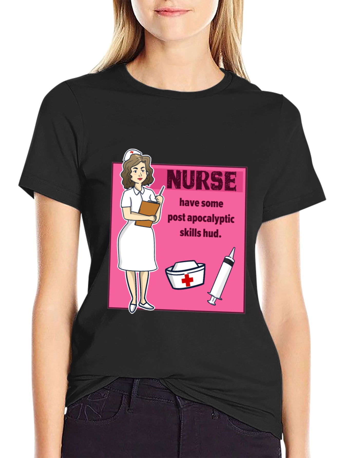 Nurse Post Apocalyptic Skills T-Shirt