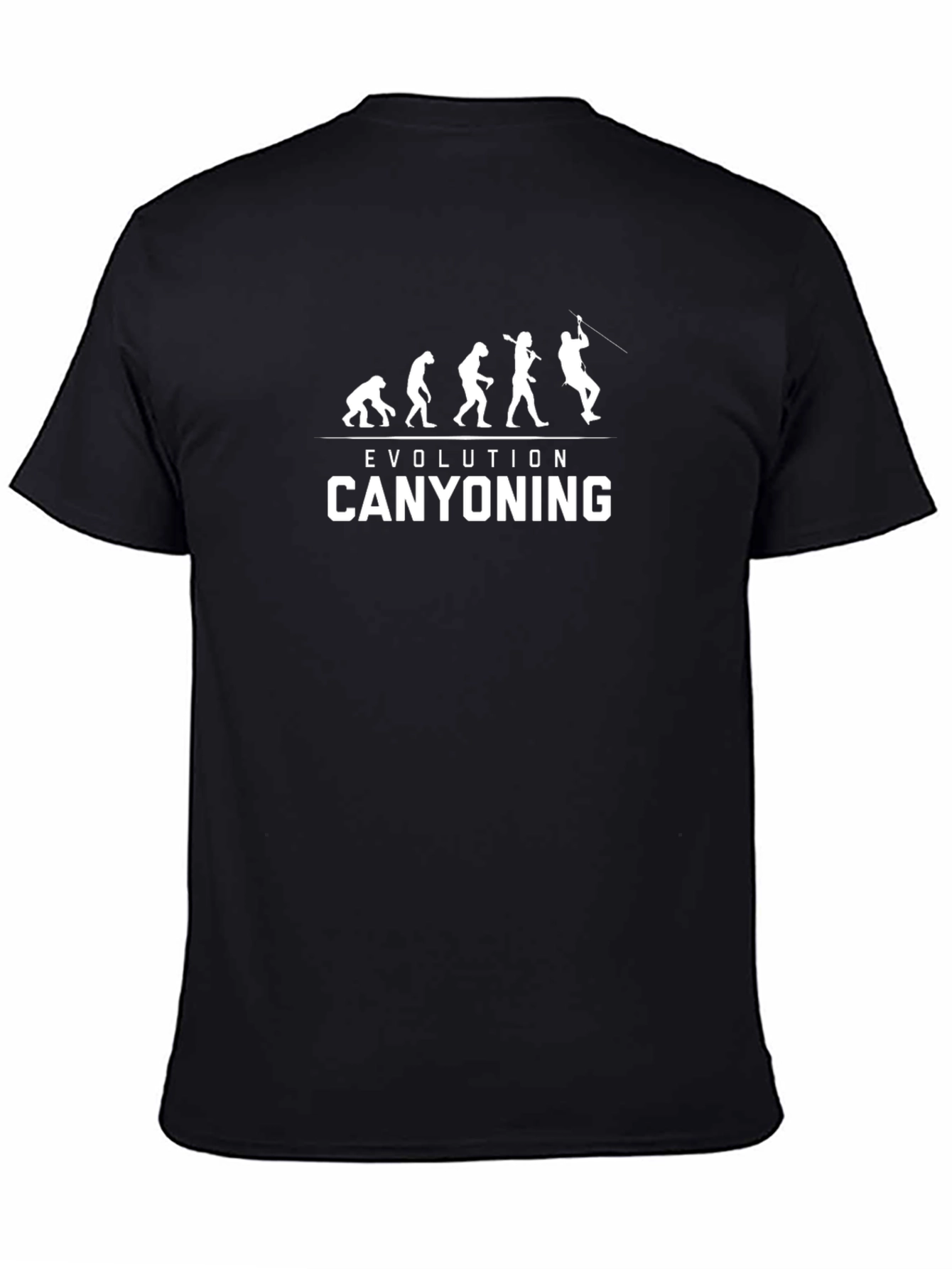Canyoning Evolution Graphic T-Shirt - Black