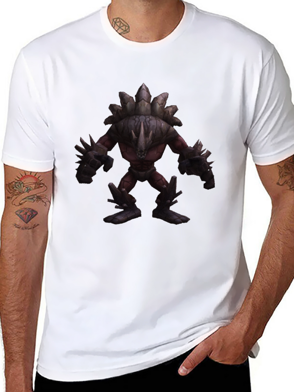 Monster Graphic Black T-Shirt