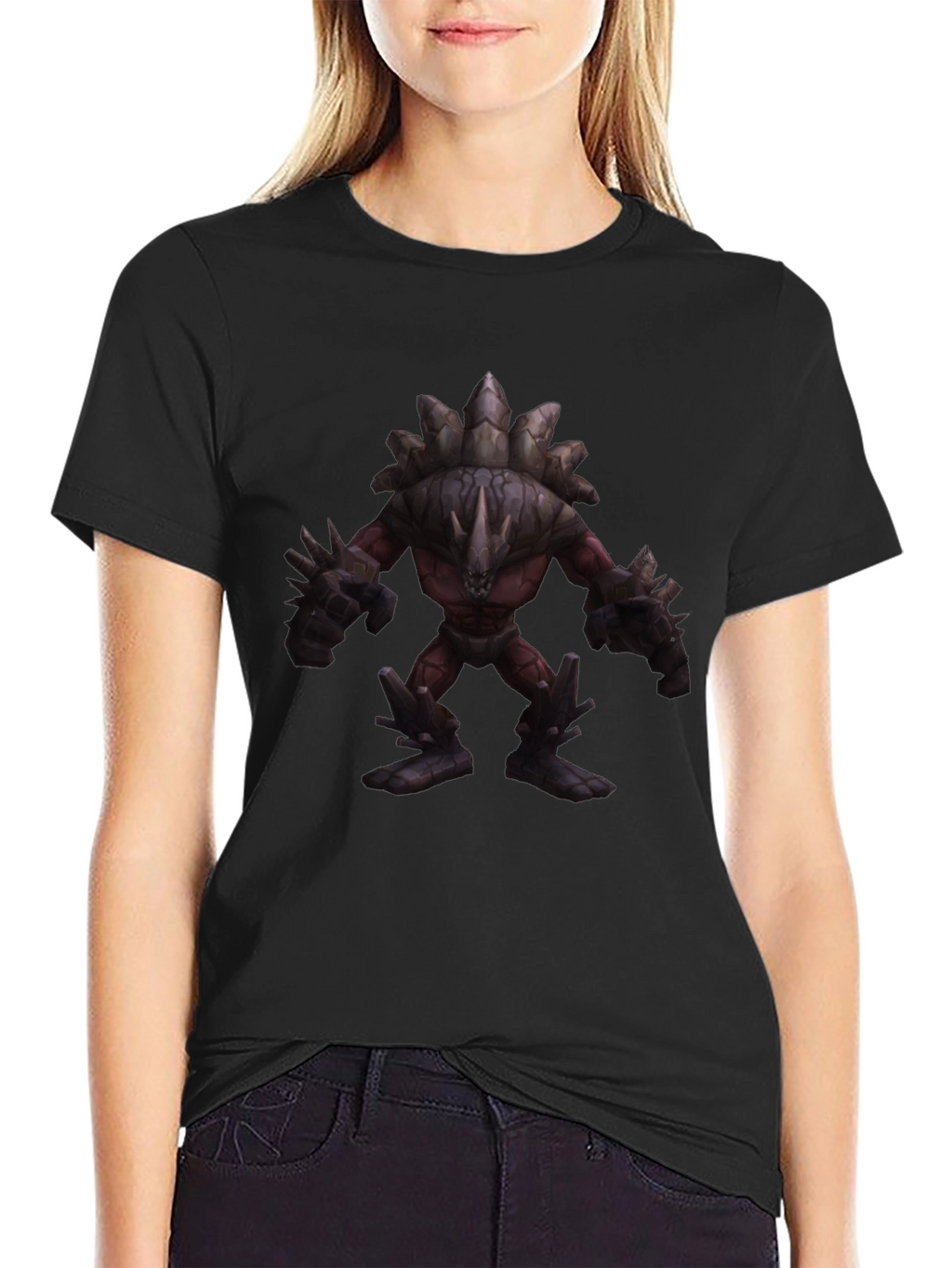 Monster Graphic Black T-Shirt
