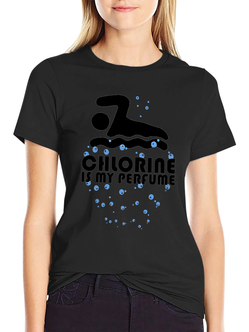 Chlorine is My Perfume Swimmer T-Shirt