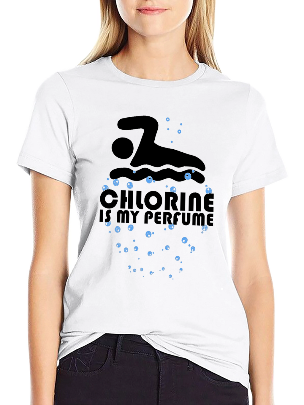 Chlorine is My Perfume Swimmer T-Shirt