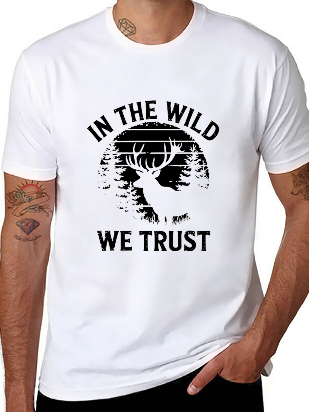 In the Wild We Trust Graphic Tee