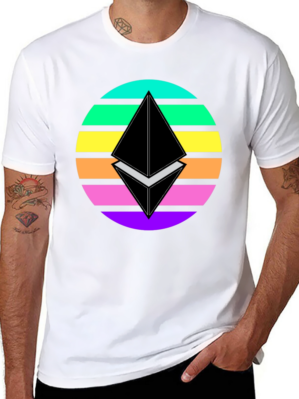 Ethereum Sunset T-Shirt - Crypto Style