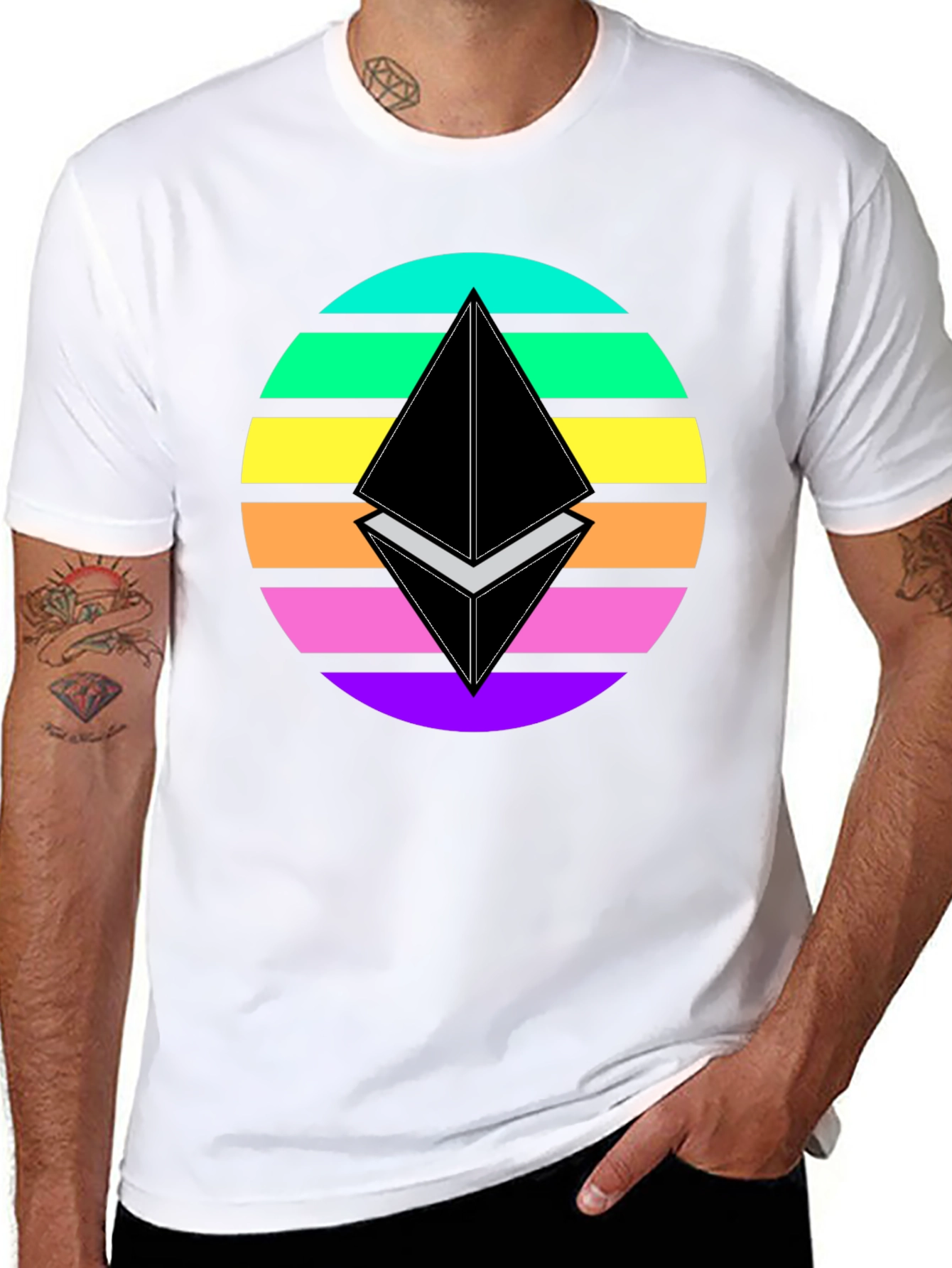 Ethereum Sunset T-Shirt - Crypto Style