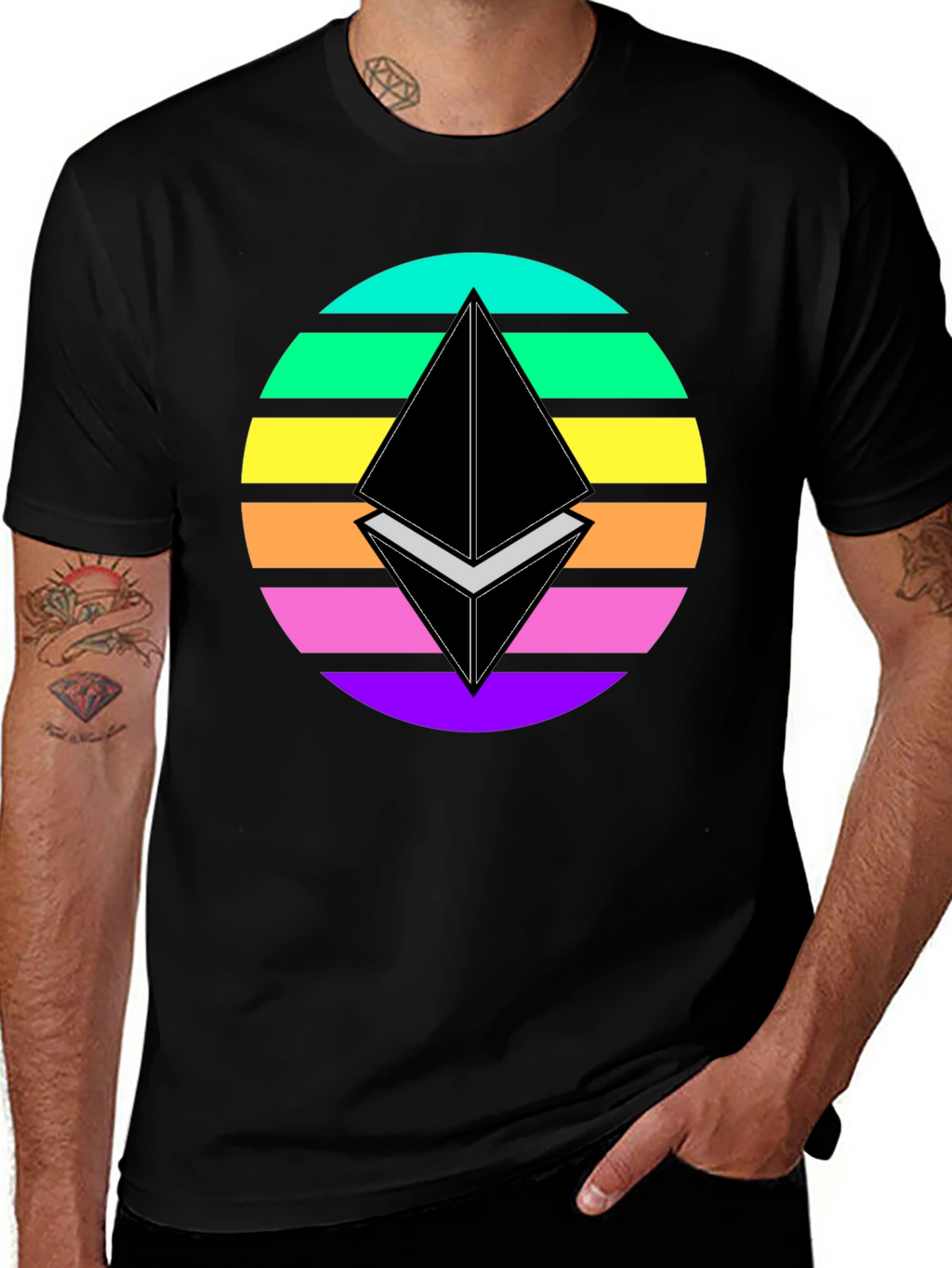 Ethereum Sunset T-Shirt - Crypto Style