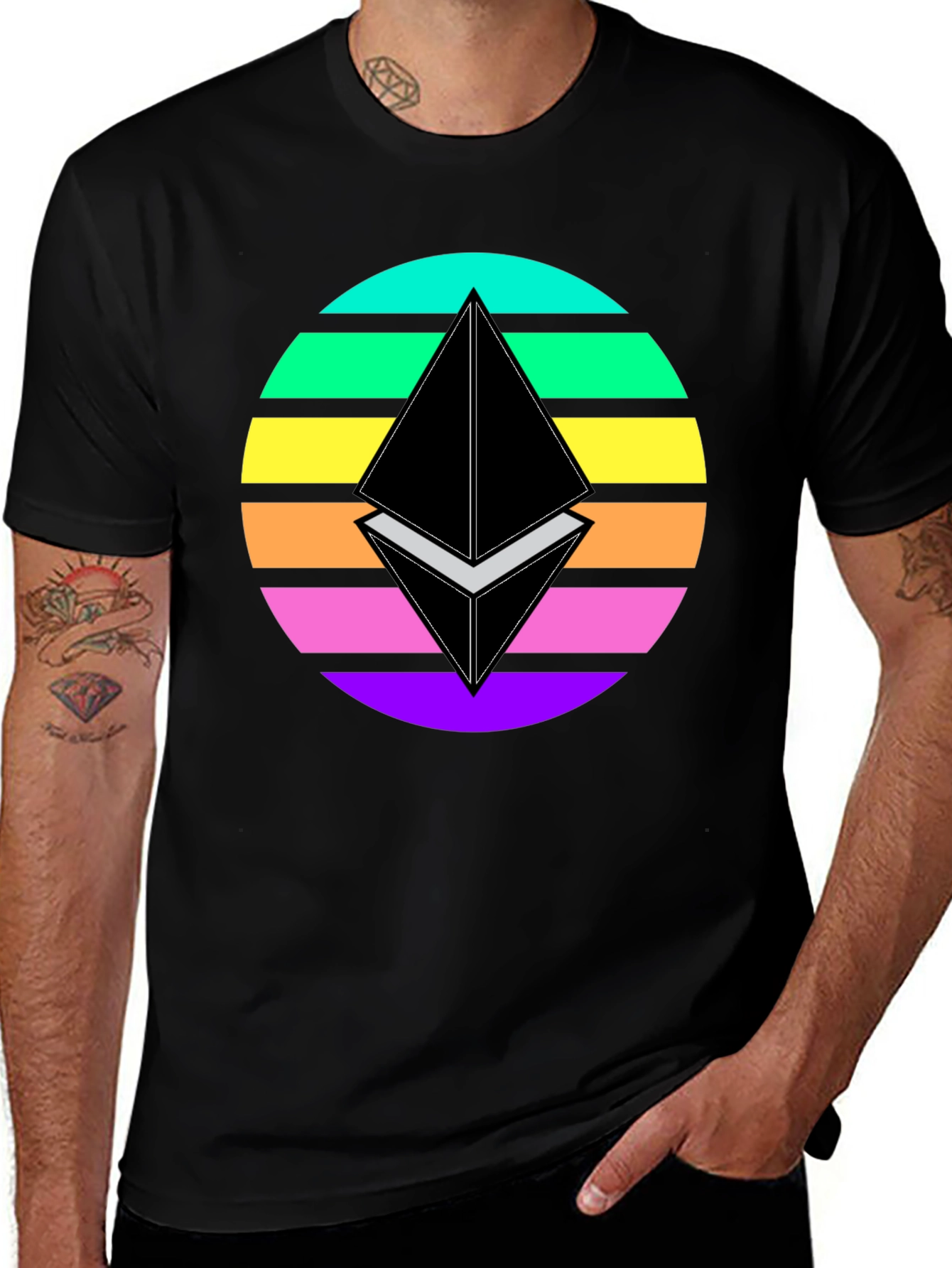 Ethereum Sunset T-Shirt - Crypto Style