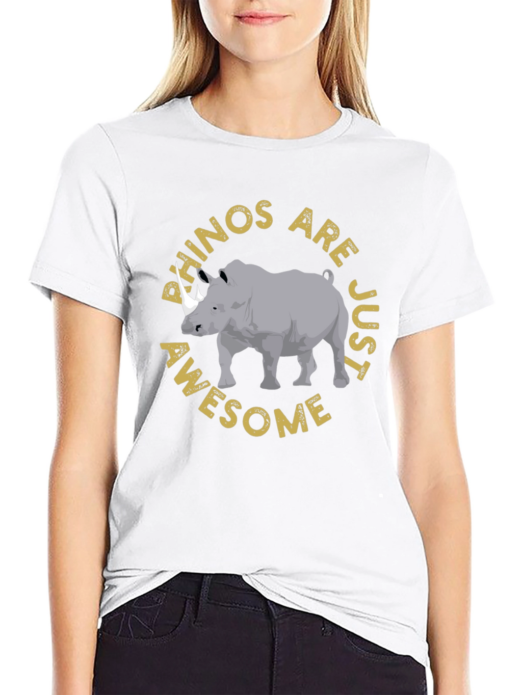 Rhinos Are Just Awesome Graphic T-Shirt