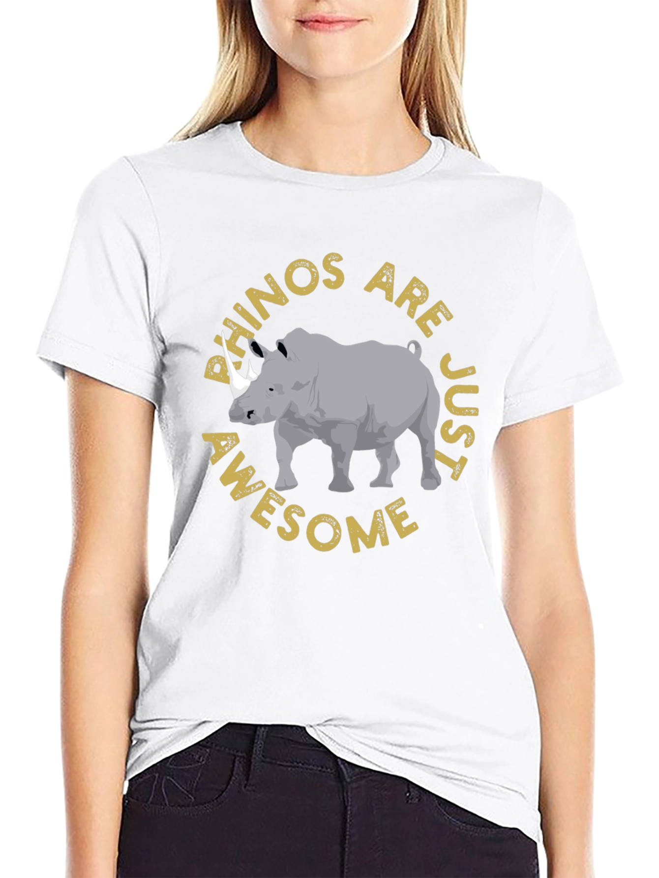 Rhinos Are Just Awesome Graphic T-Shirt