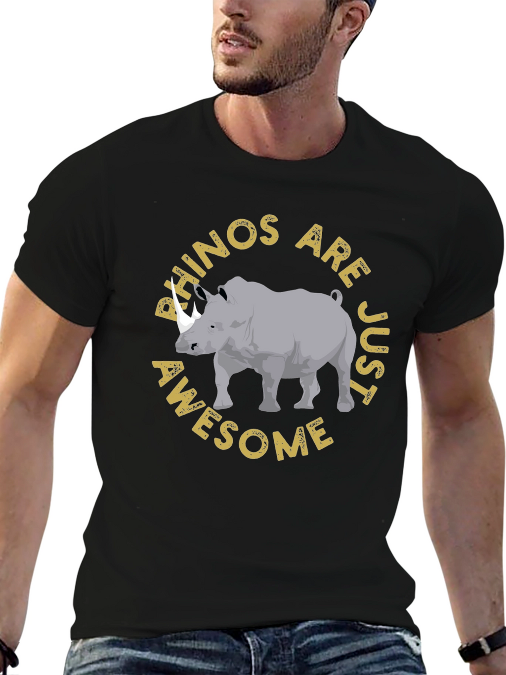 Rhinos Are Just Awesome Graphic T-Shirt