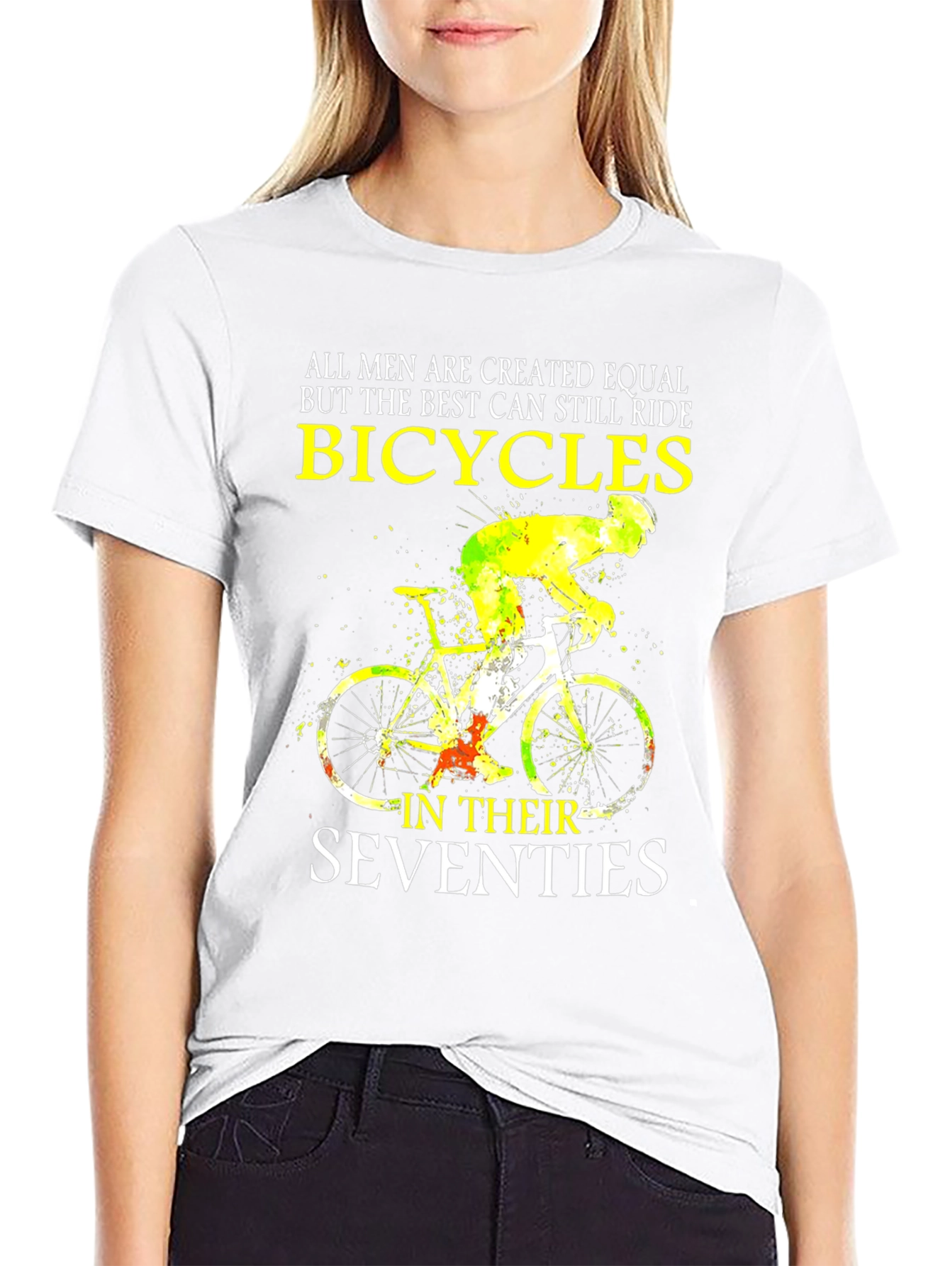 Bicycles in Seventies T-Shirt - Cycling Enthusiast Tee