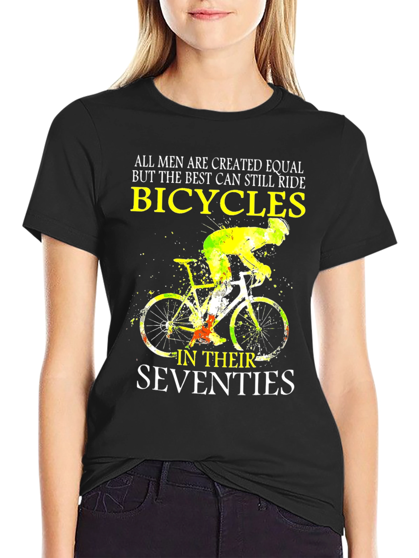 Bicycles in Seventies T-Shirt - Cycling Enthusiast Tee
