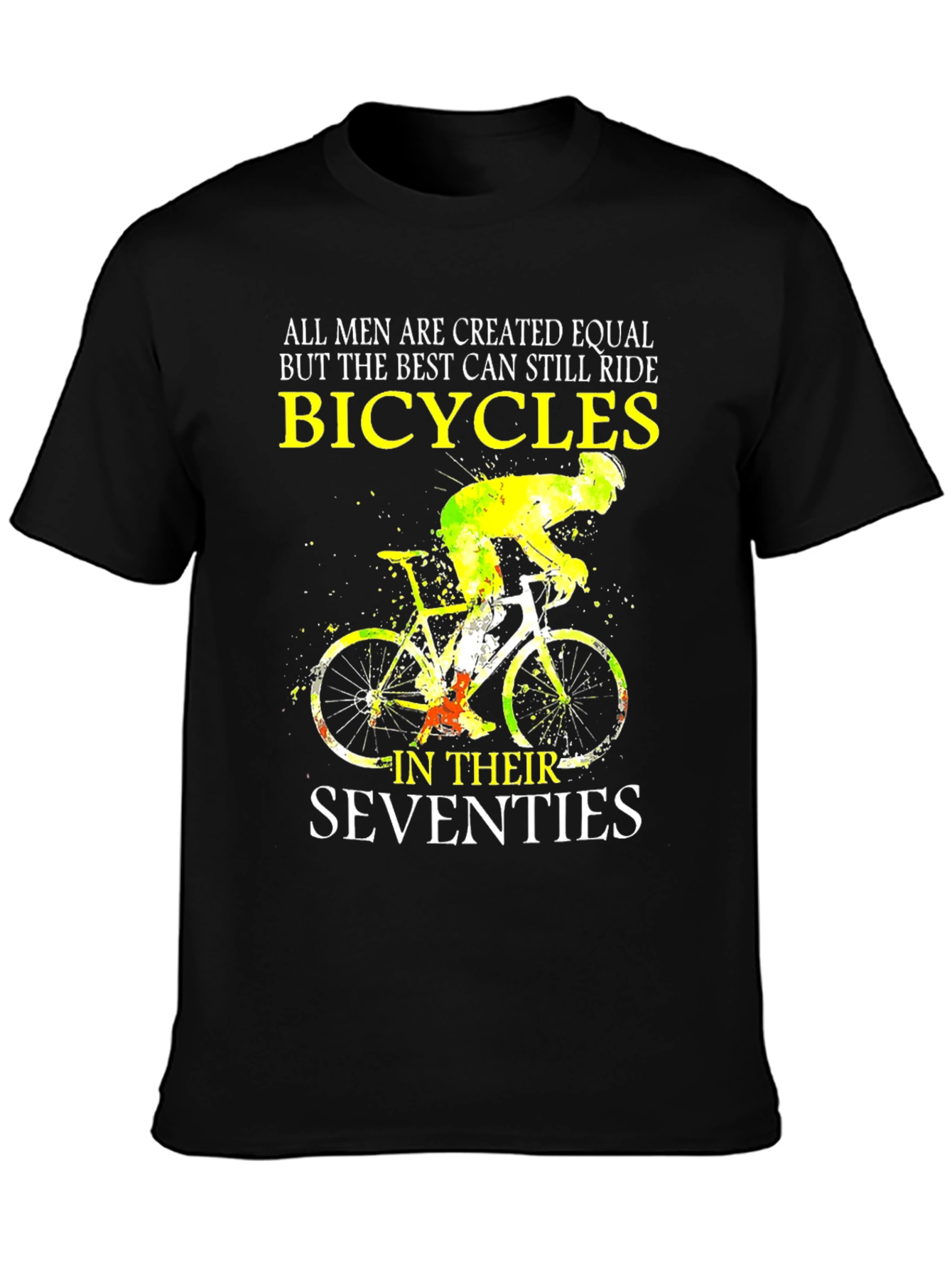 Bicycles in Seventies T-Shirt - Cycling Enthusiast Tee