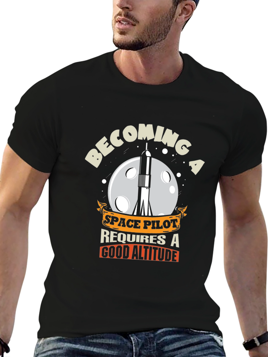 Space Pilot Altitude T-Shirt
