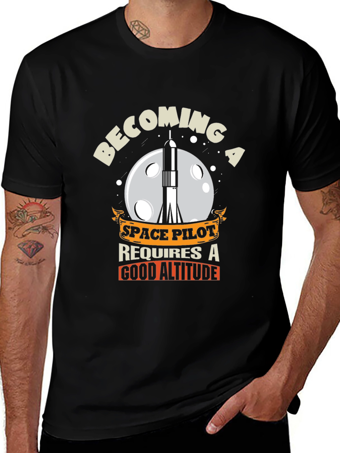 Space Pilot Altitude T-Shirt