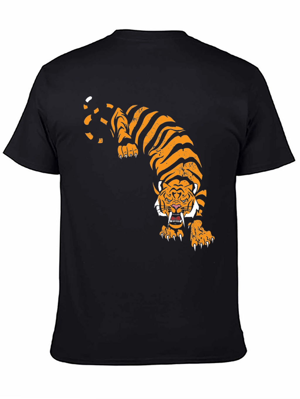Tiger Graphic Black T-Shirt