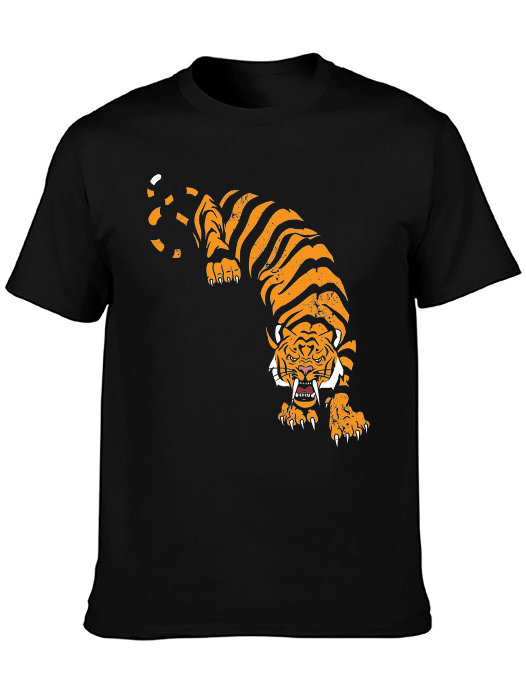 Tiger Graphic Black T-Shirt