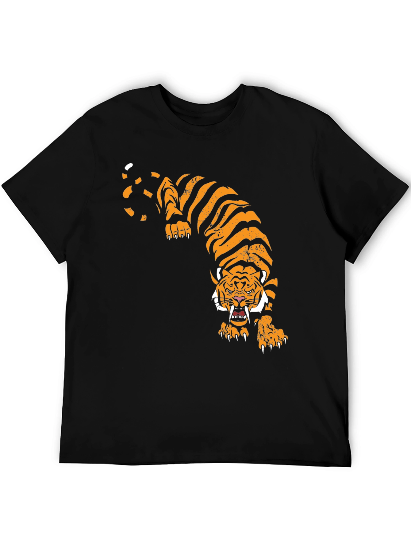 Tiger Graphic Black T-Shirt