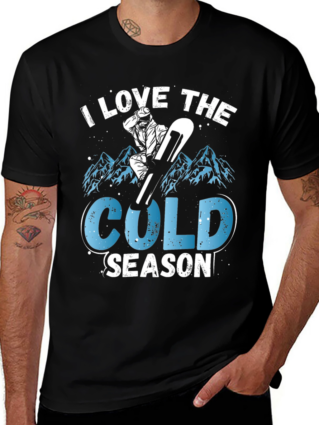 I Love The Cold Season Graphic Tee