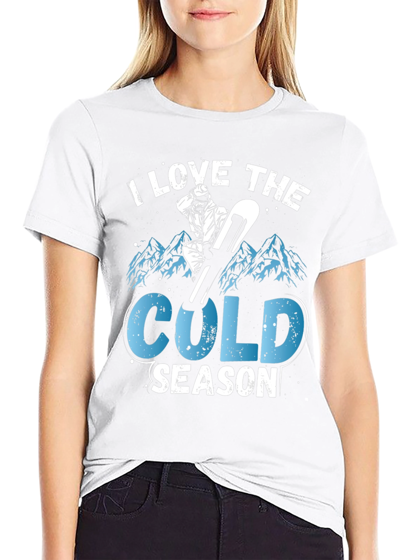 I Love The Cold Season Graphic Tee