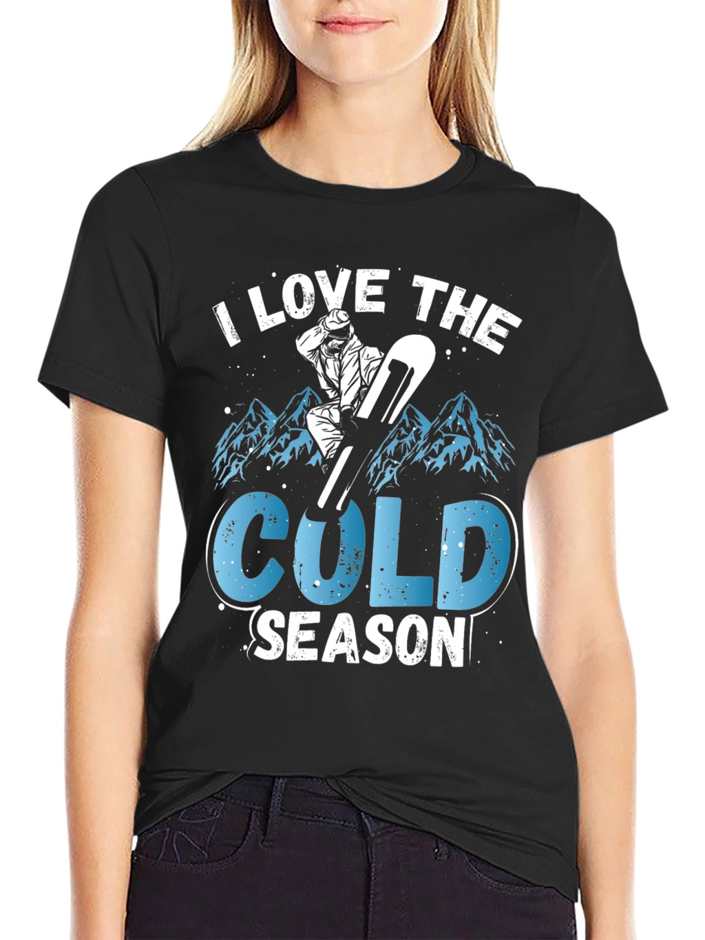 I Love The Cold Season Graphic Tee