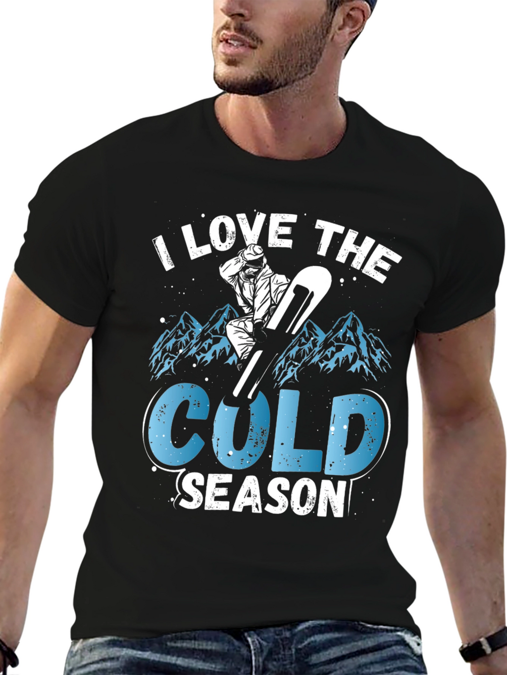 I Love The Cold Season Graphic Tee