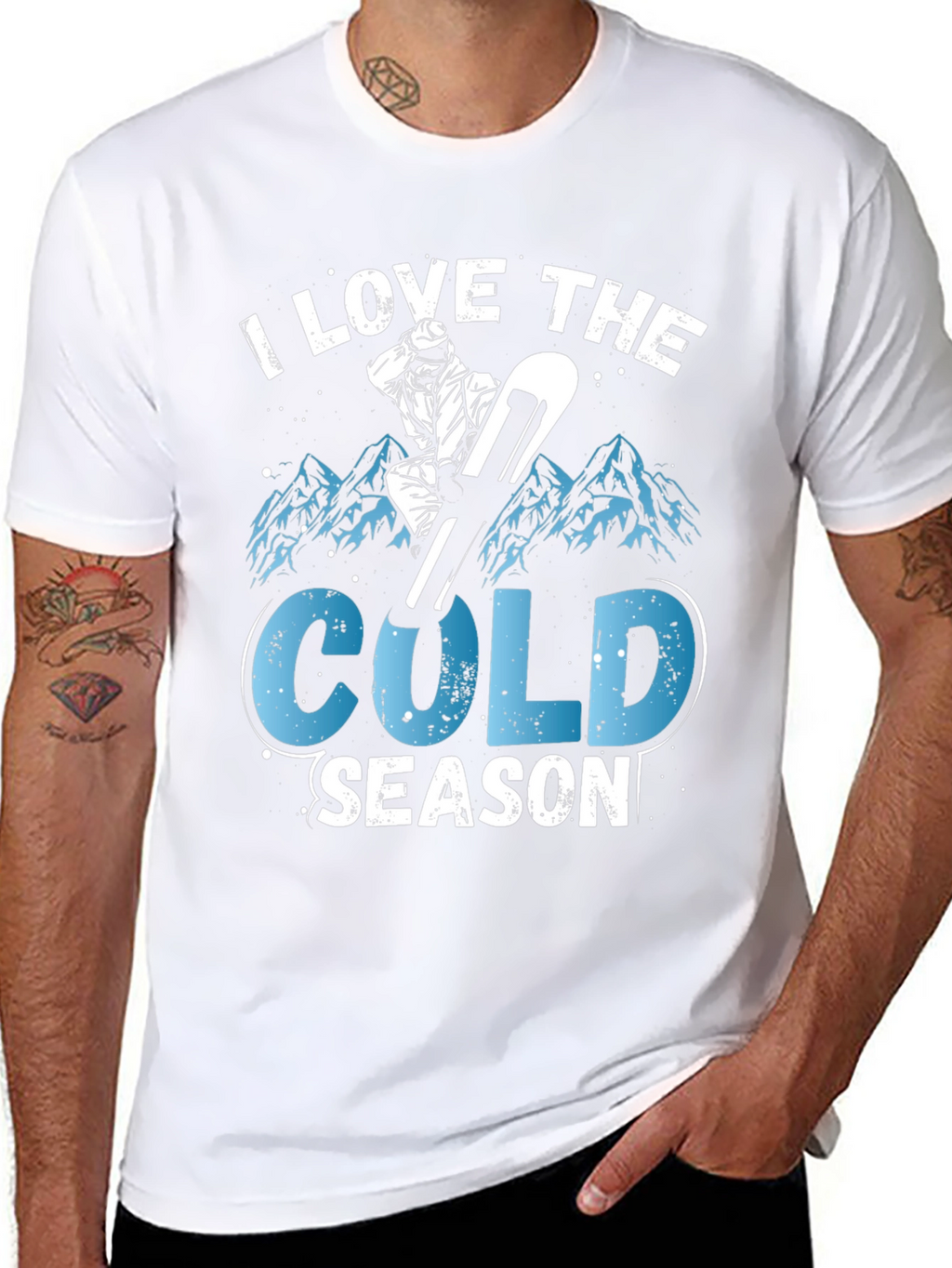 I Love The Cold Season Graphic Tee
