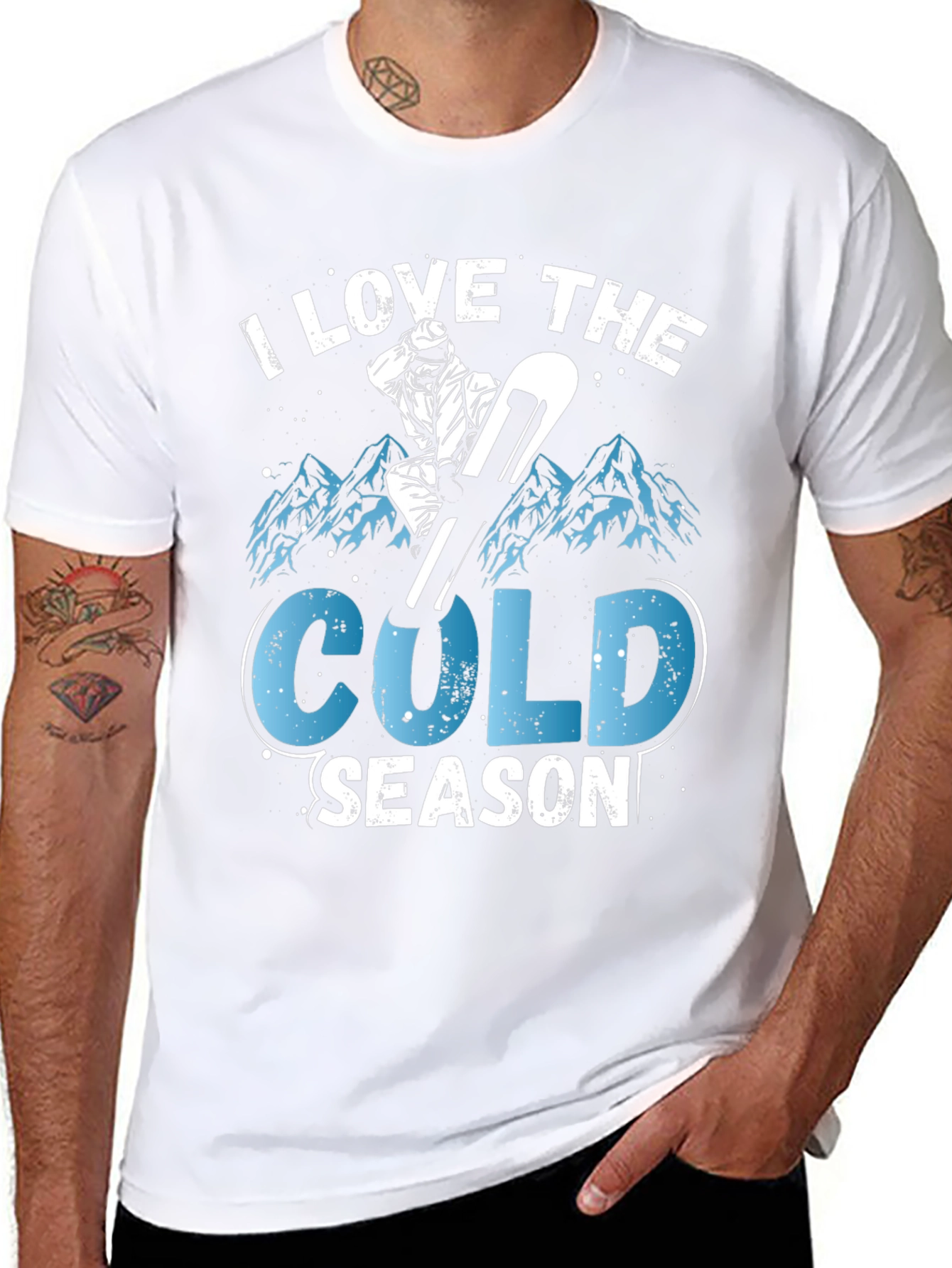 I Love The Cold Season Graphic Tee