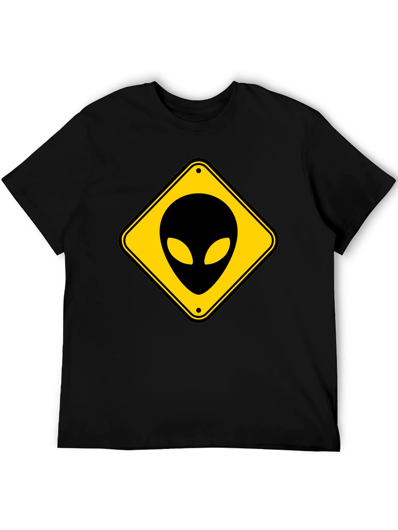 Alien Crossing Graphic T-Shirt