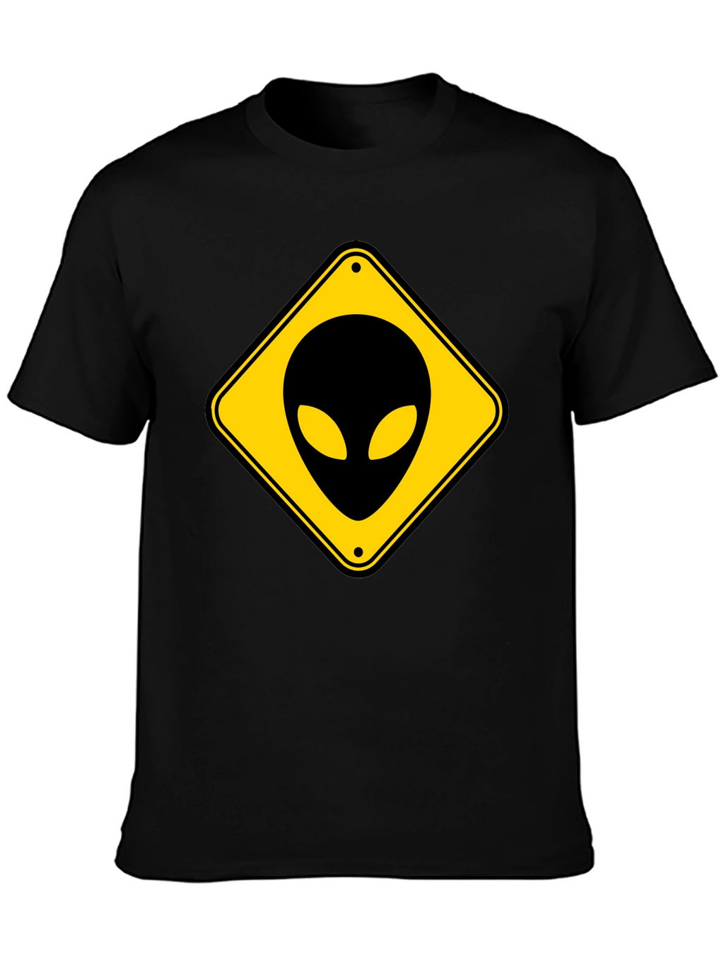 Alien Crossing Graphic T-Shirt