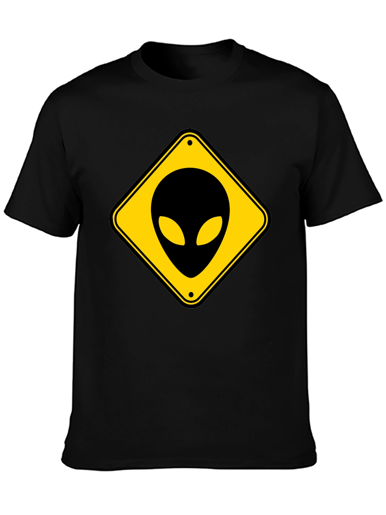 Alien Crossing Graphic T-Shirt