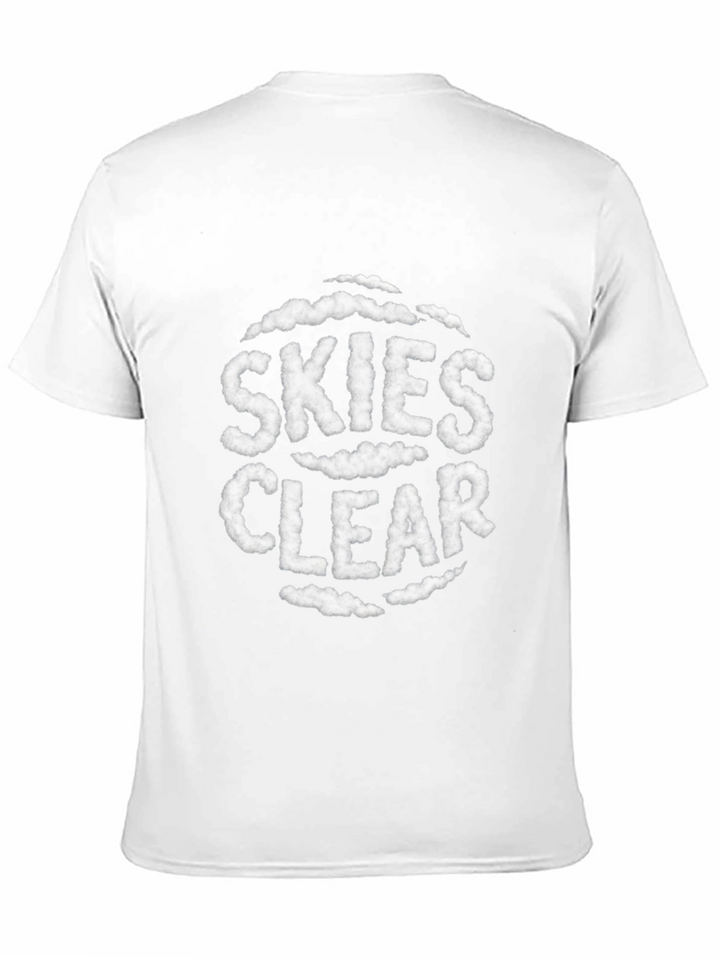 Skies Clear Cloud Text T-Shirt