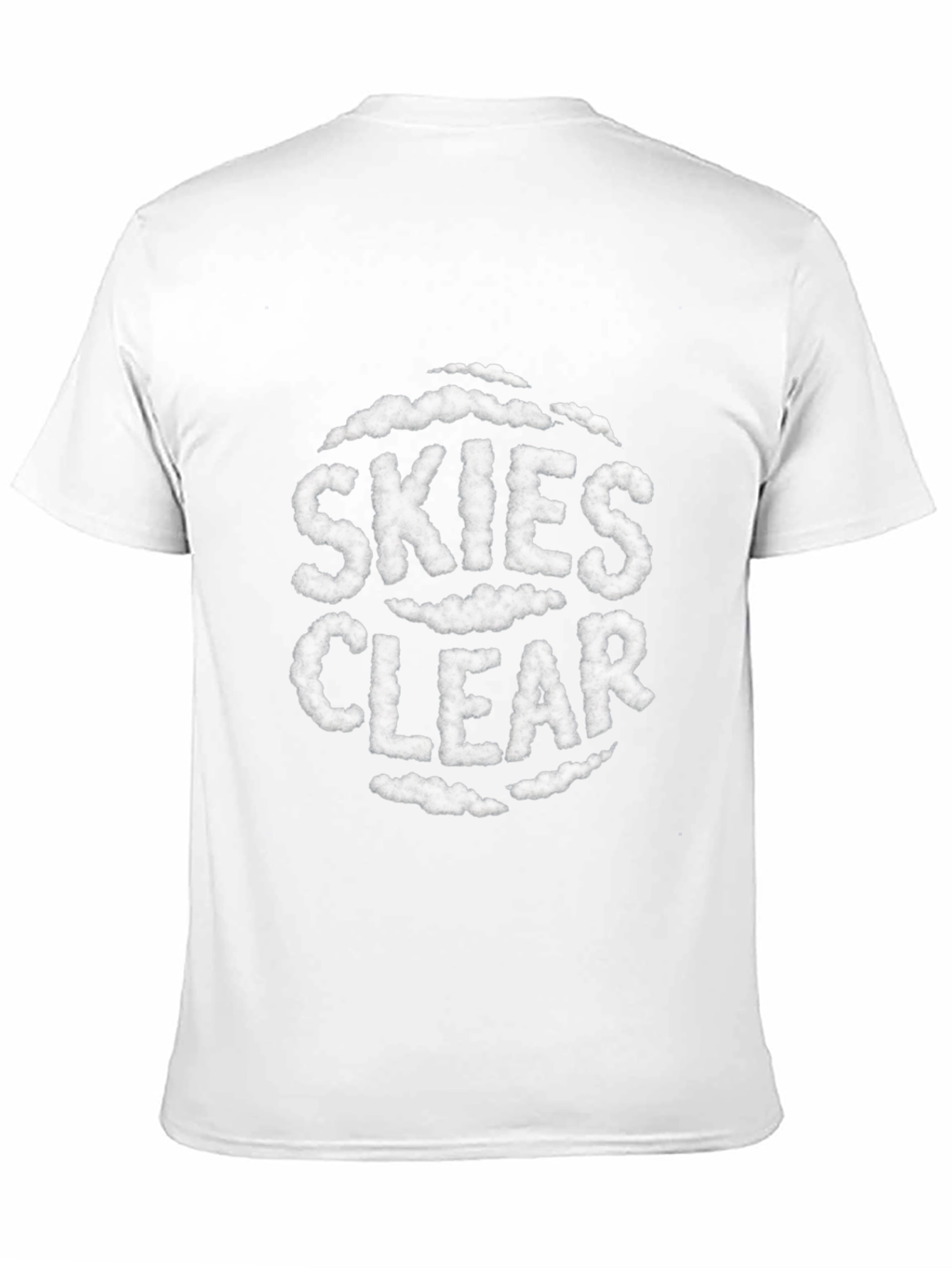 Skies Clear Cloud Text T-Shirt