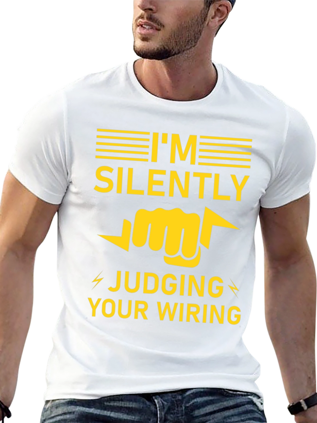 Silently Judging Your Wiring Electrician T-Shirt