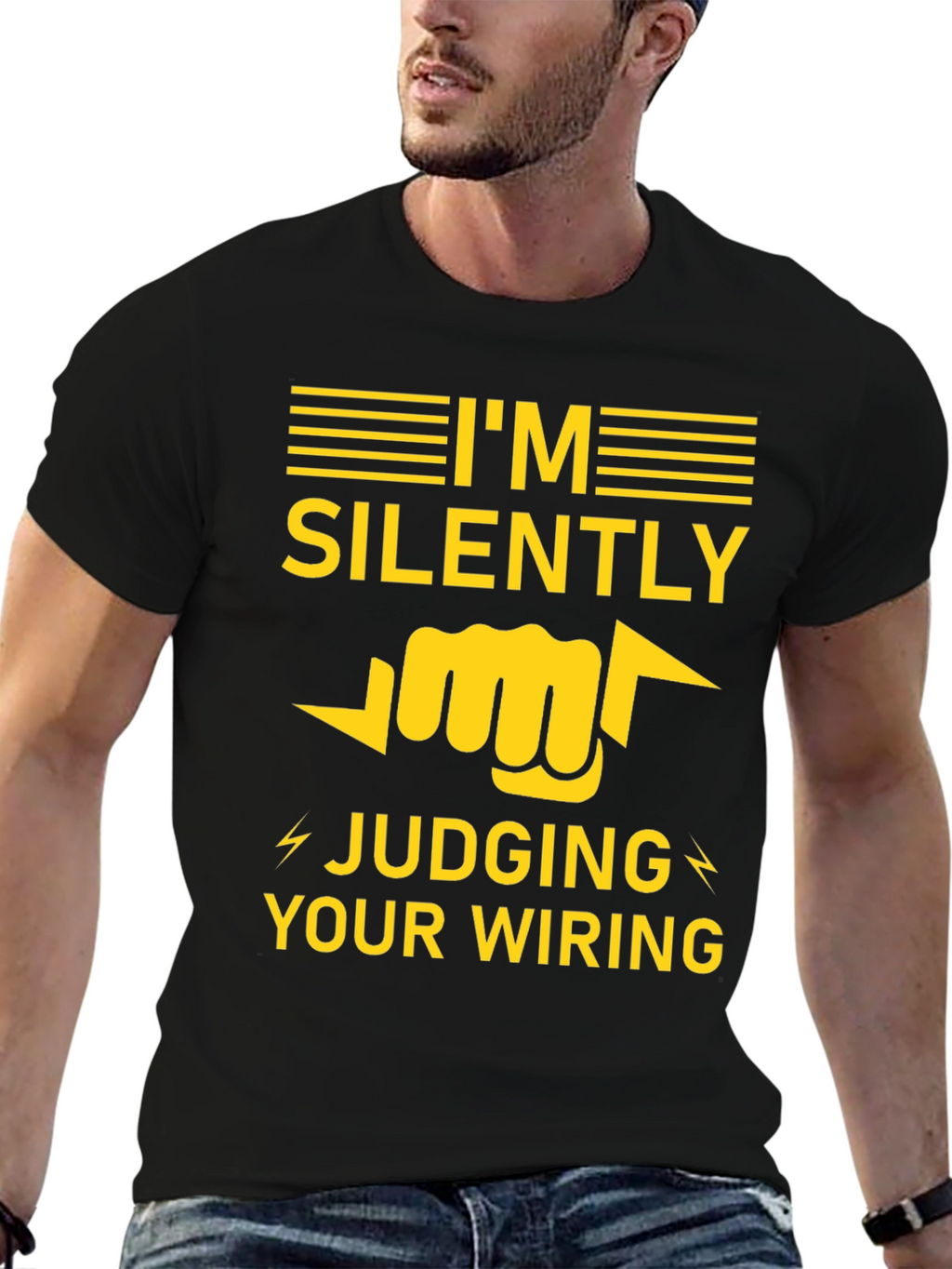 Silently Judging Your Wiring Electrician T-Shirt