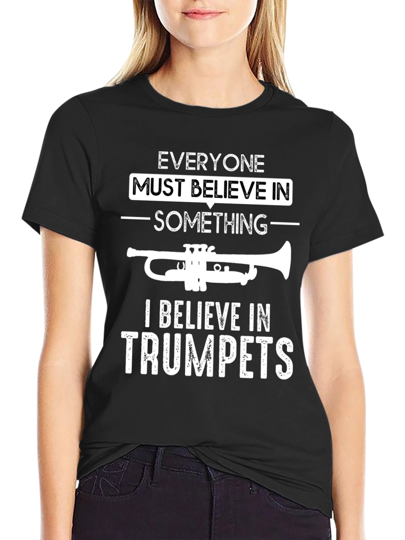 Trumpet Believer Graphic T-Shirt - Music Lover Tee