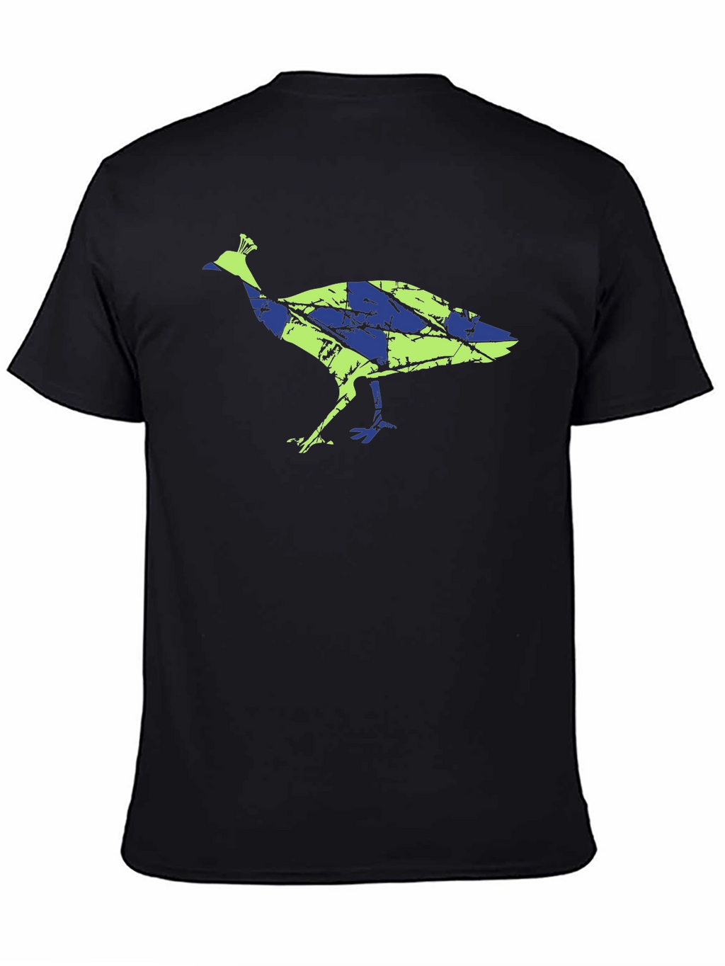 Unique Peacock Graphic Tee - Modern Design