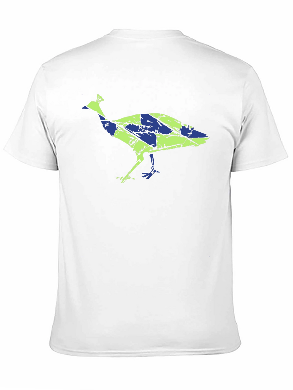 Unique Peacock Graphic Tee - Modern Design