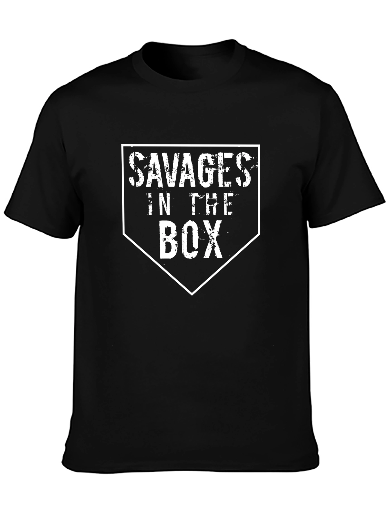 Savages In The Box Graphic Tee - Baseball Fan Shirt