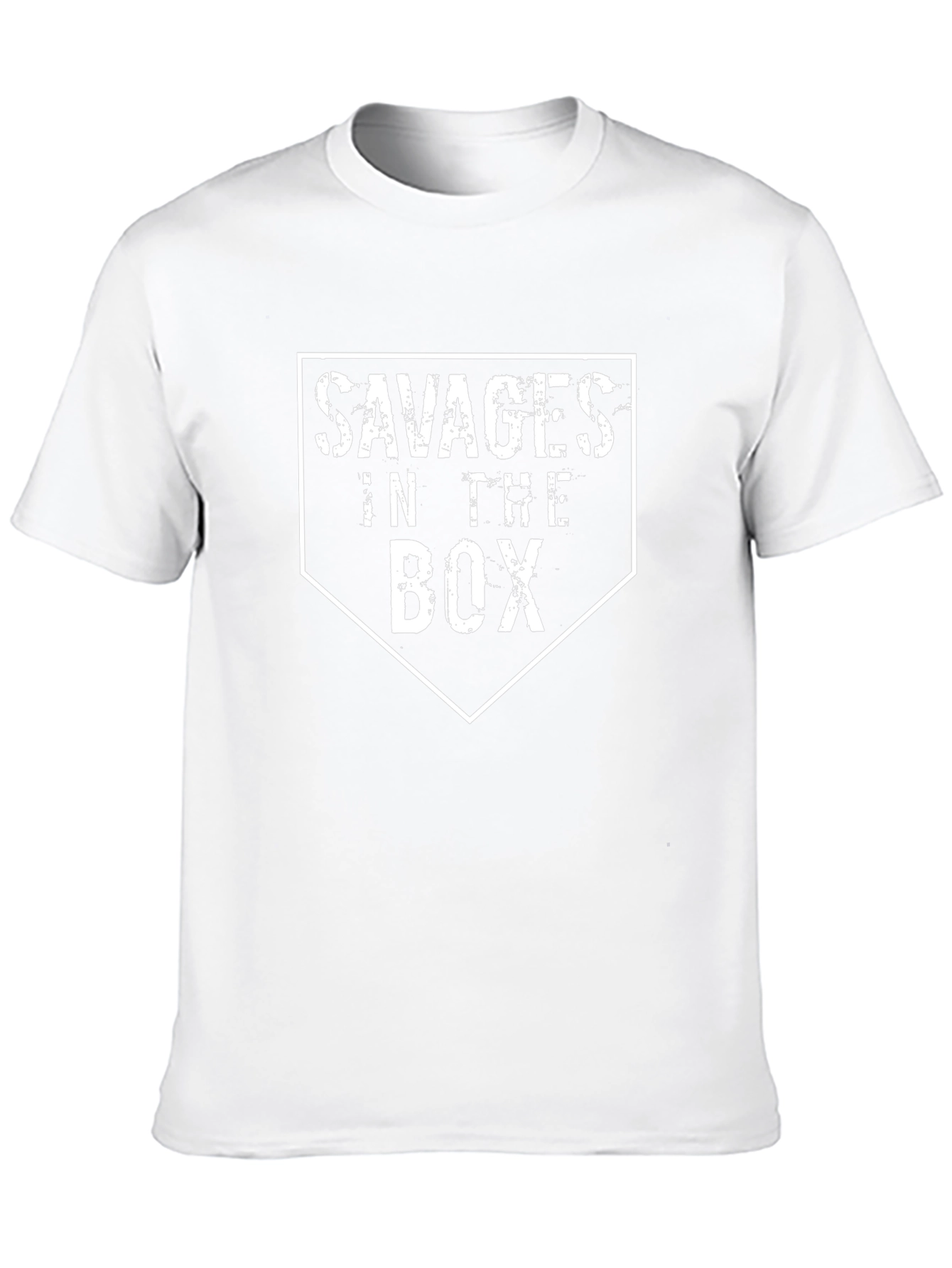 Savages In The Box Graphic Tee - Baseball Fan Shirt