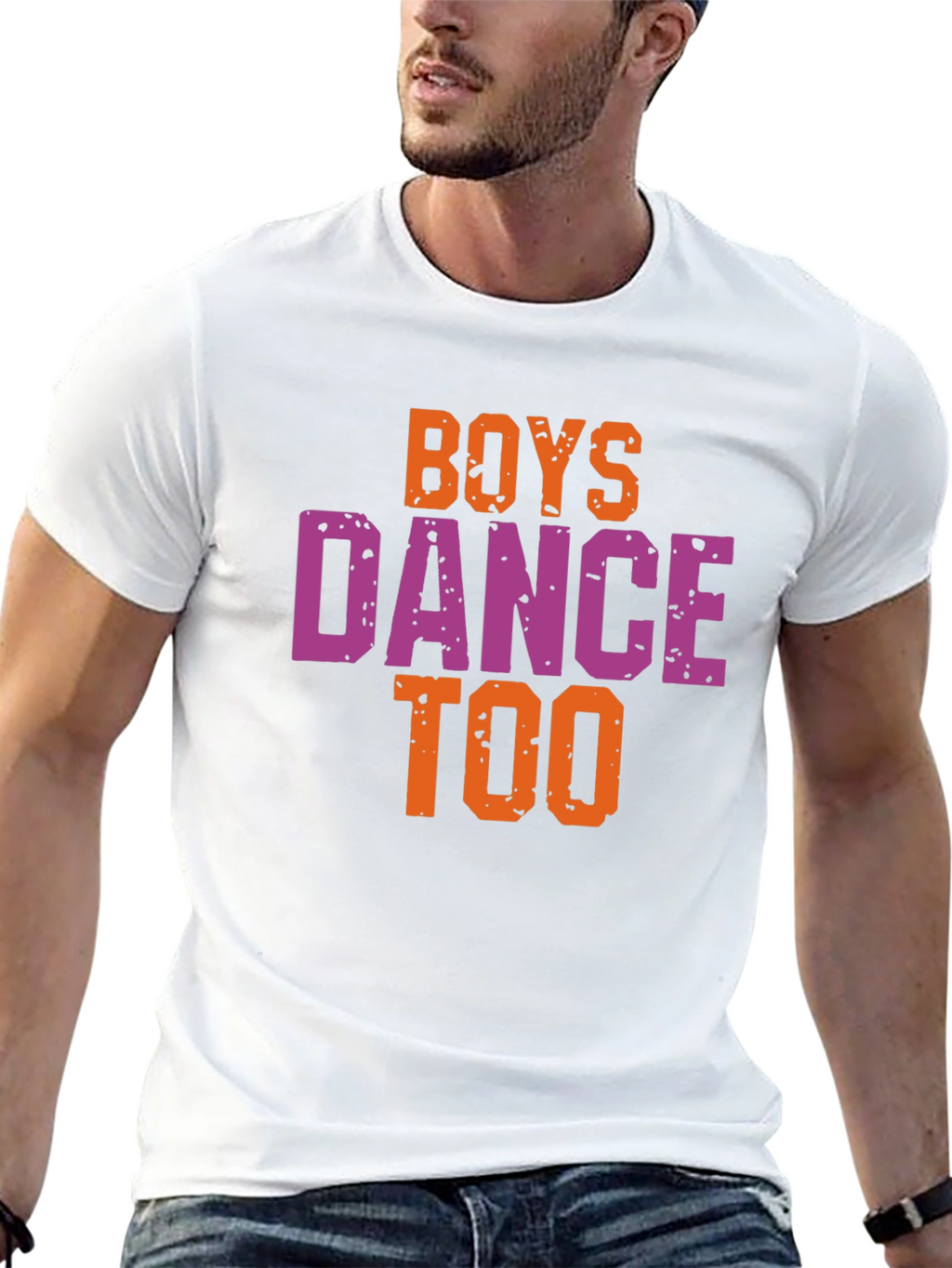 Boys Dance Too Graphic Tee - Trendy Unisex T-Shirt