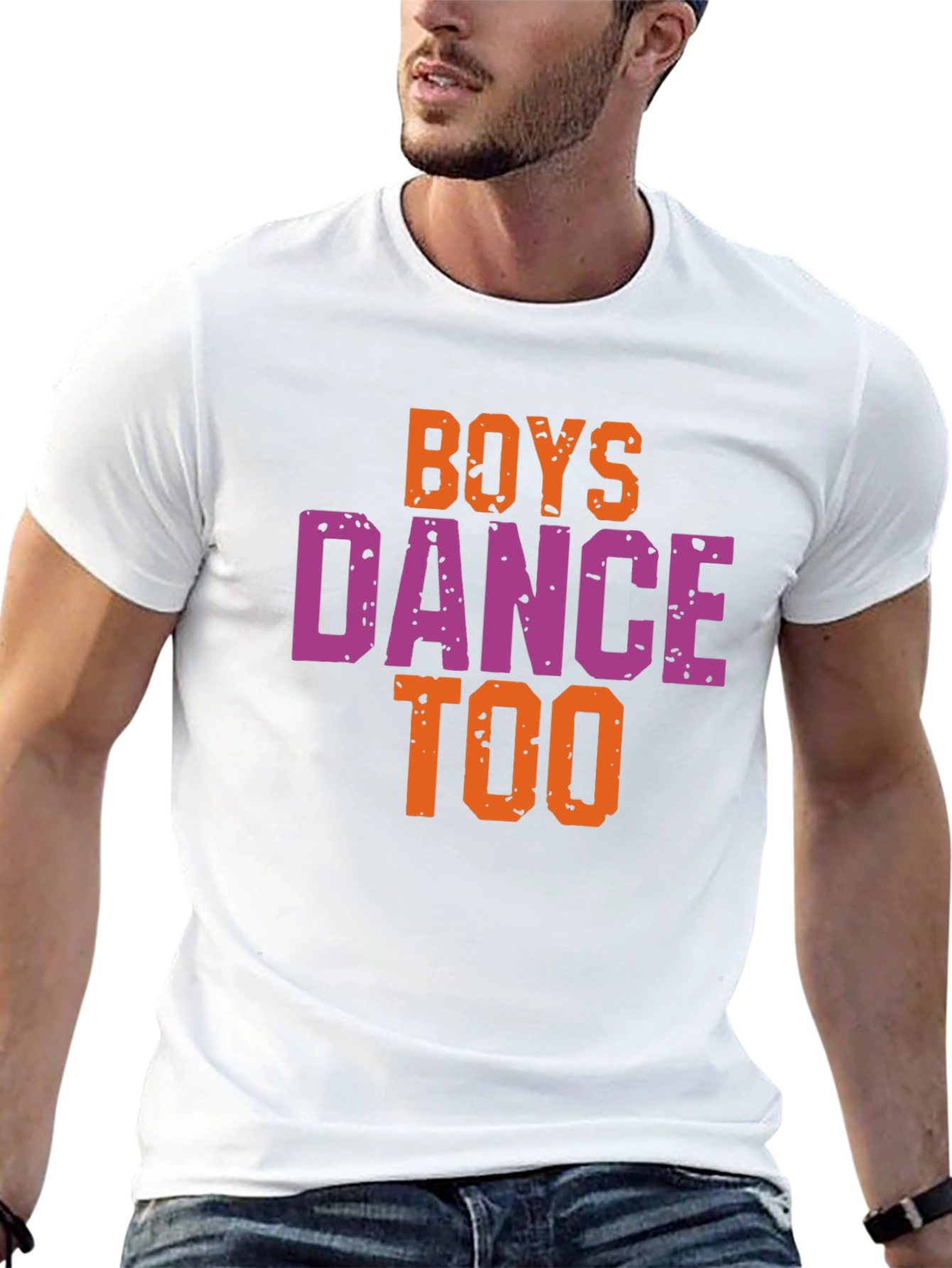 Boys Dance Too Graphic Tee - Trendy Unisex T-Shirt