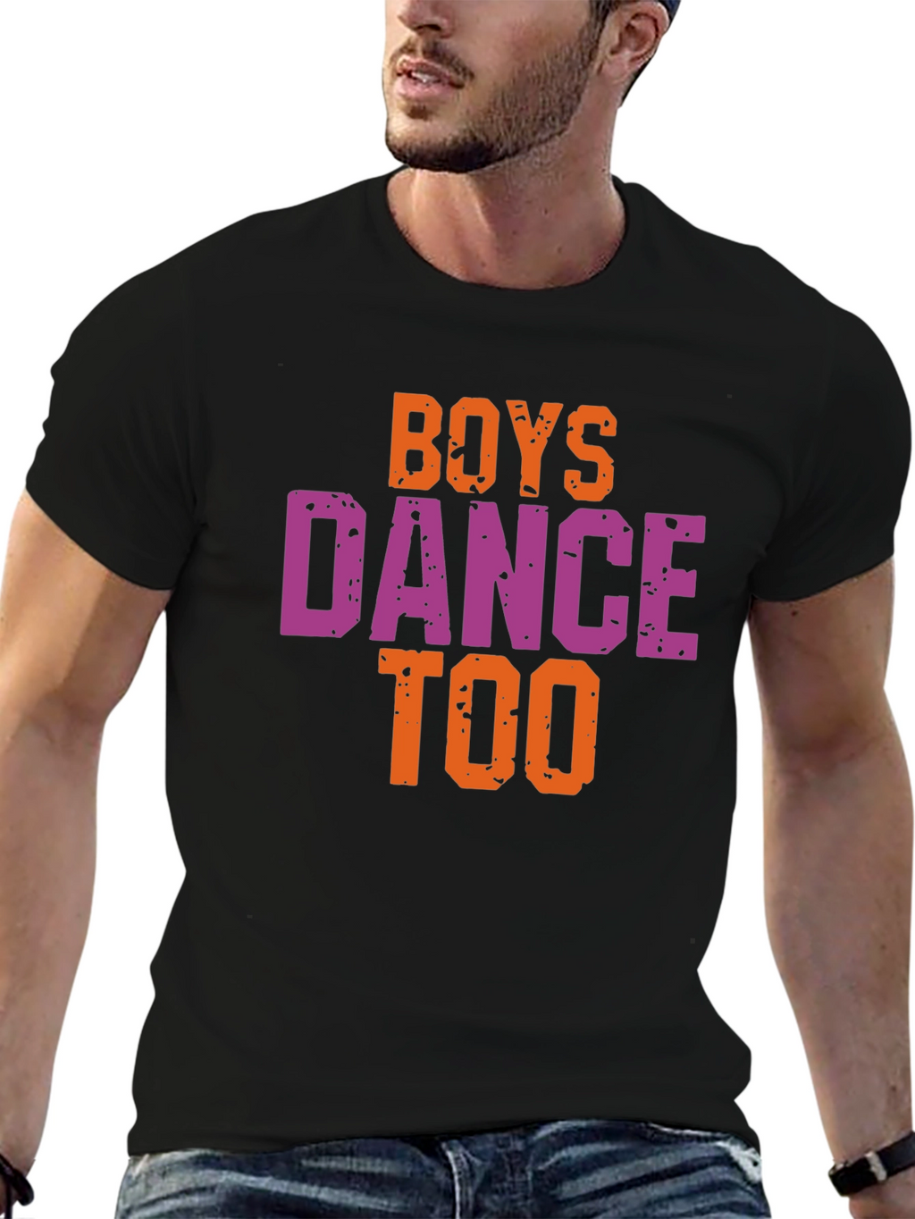 Boys Dance Too Graphic Tee - Trendy Unisex T-Shirt