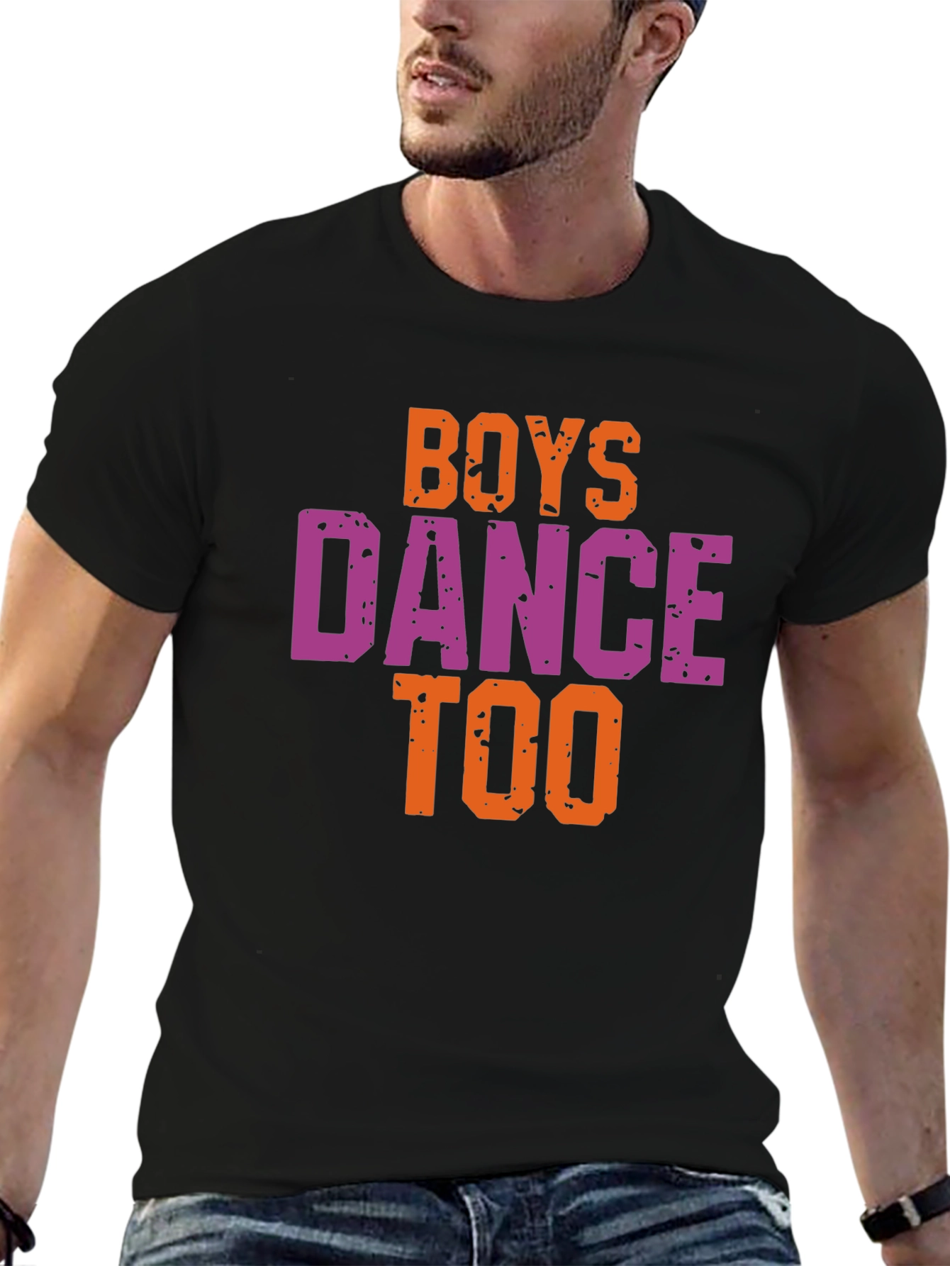 Boys Dance Too Graphic Tee - Trendy Unisex T-Shirt