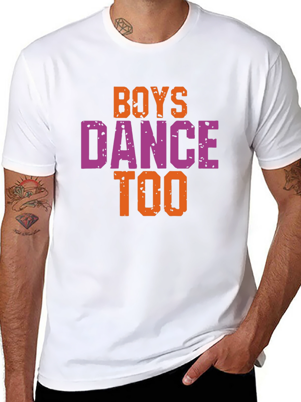 Boys Dance Too Graphic Tee - Trendy Unisex T-Shirt