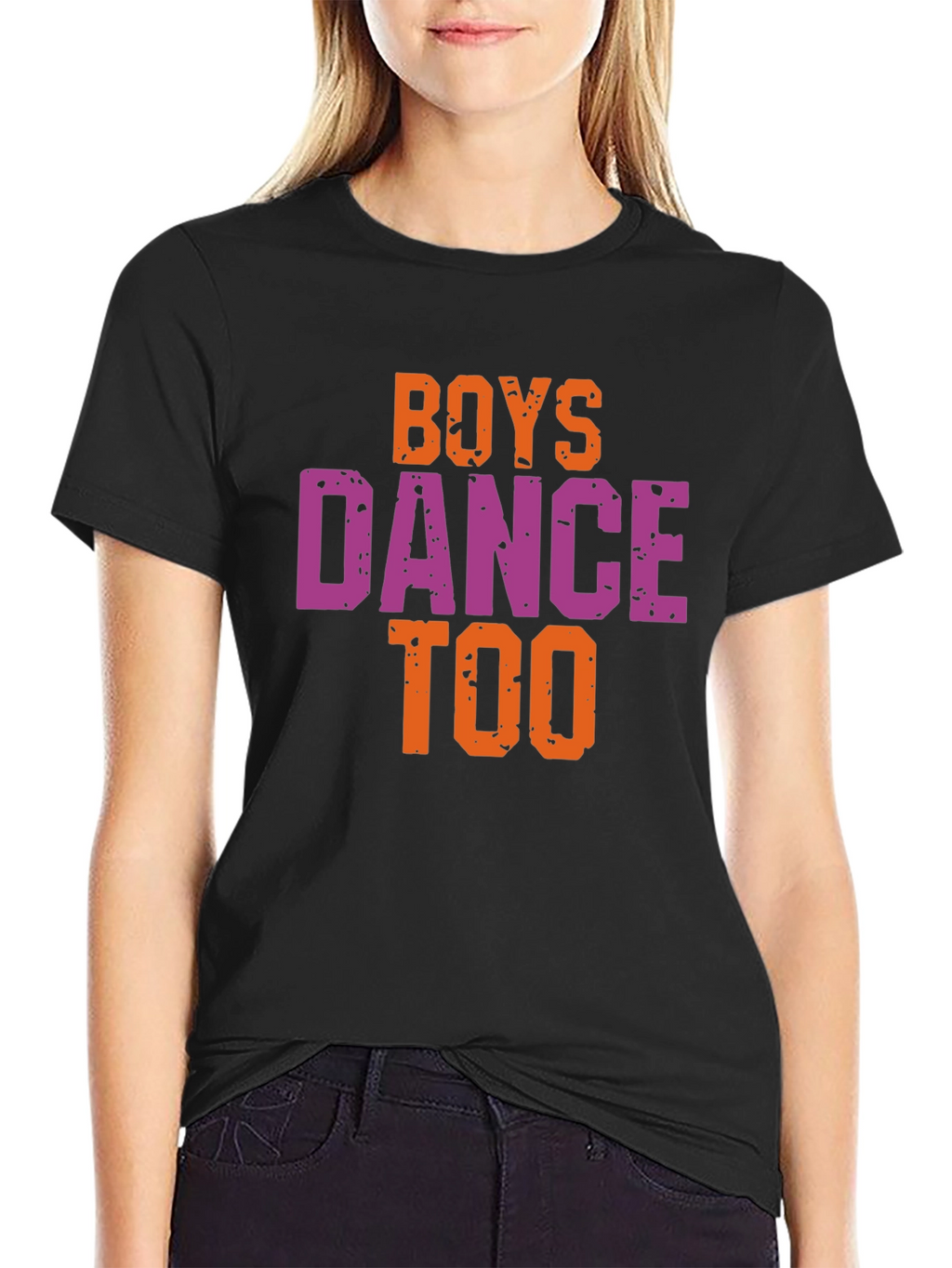 Boys Dance Too Graphic Tee - Trendy Unisex T-Shirt