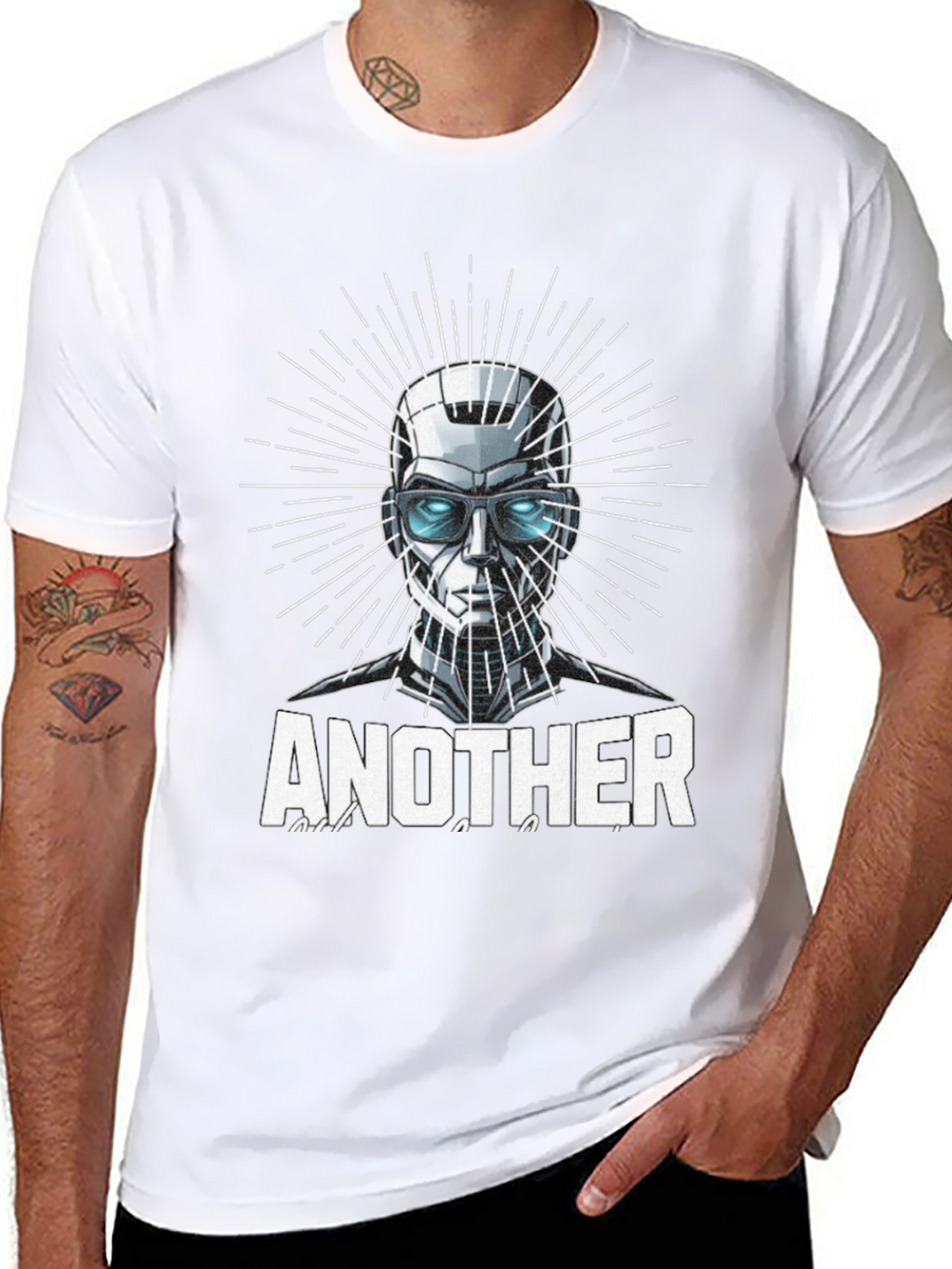 Another T-Shirt - Futuristic Robot Design