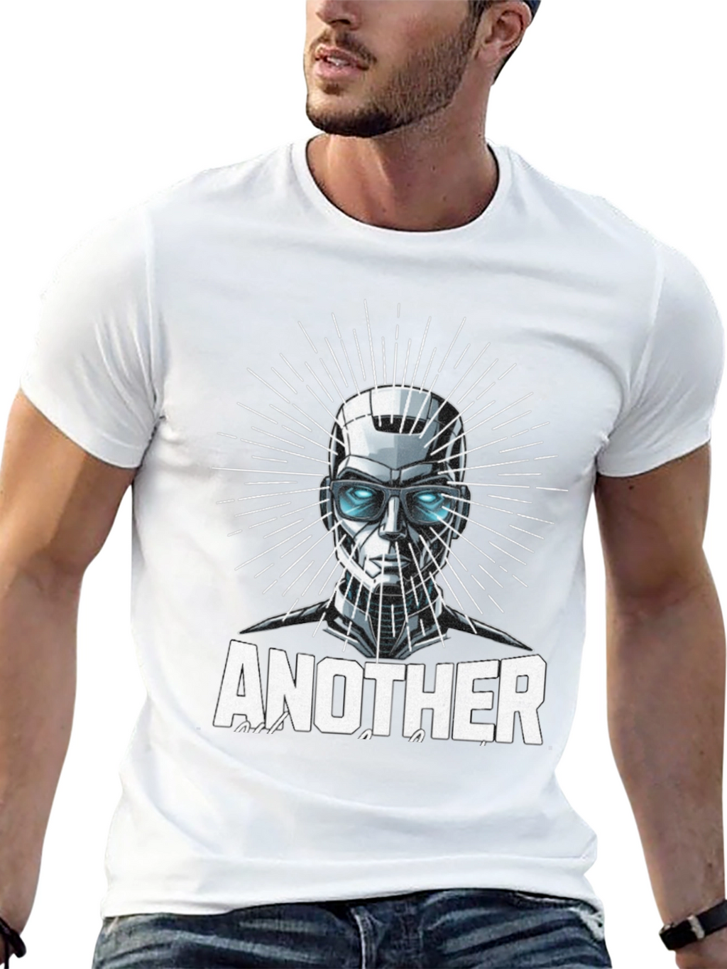 Another T-Shirt - Futuristic Robot Design