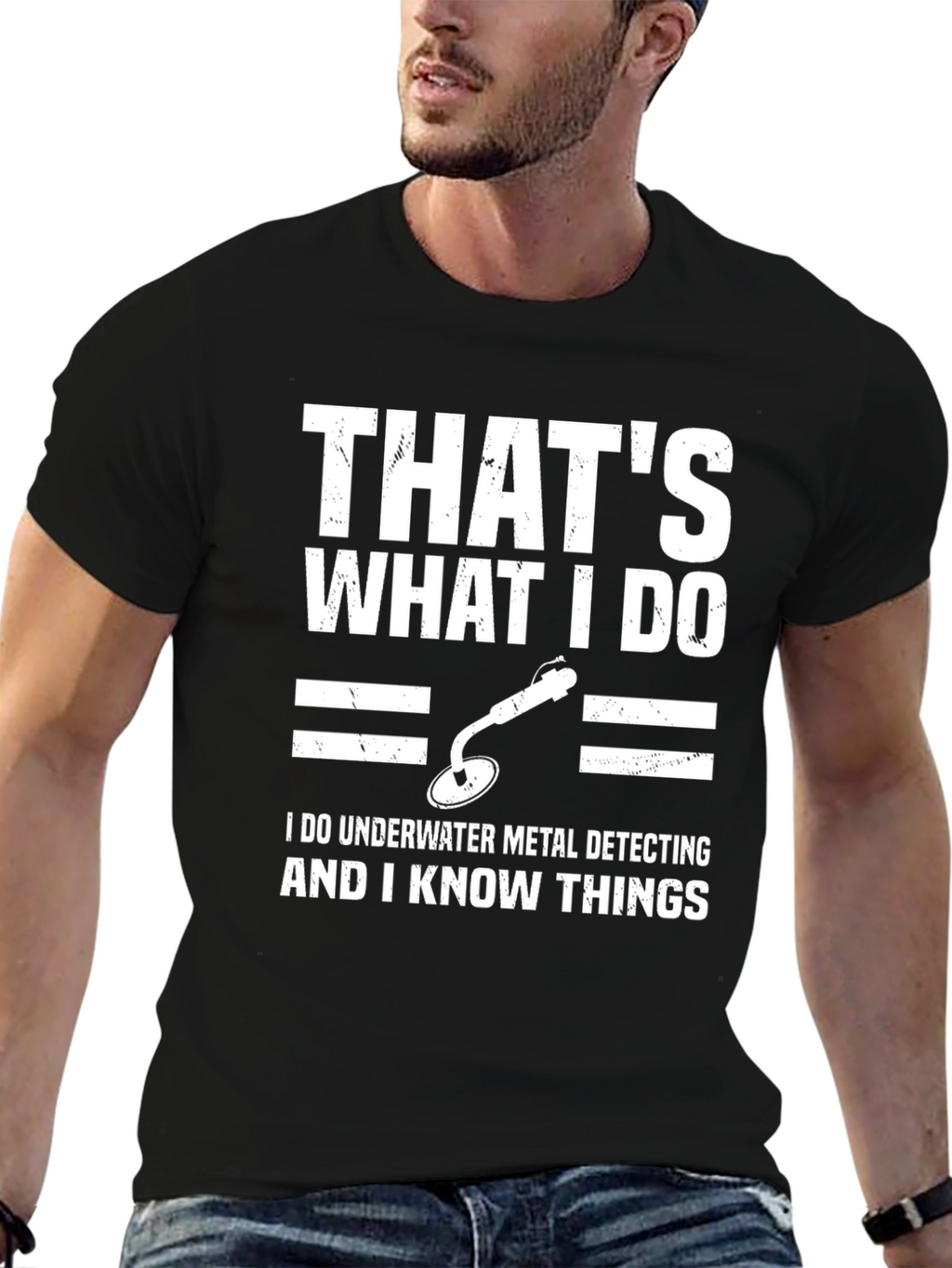Underwater Metal Detecting T-Shirt - I Know Things