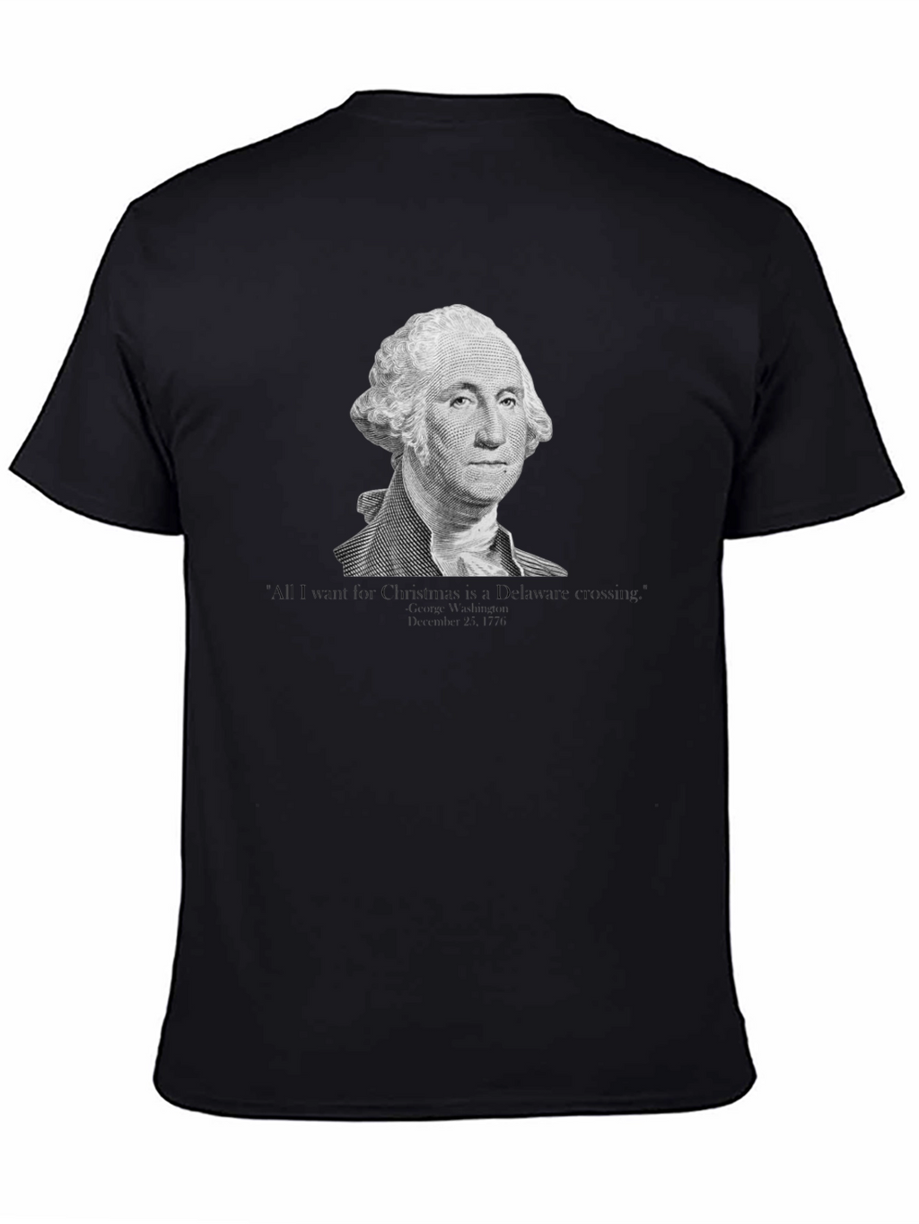 George Washington Delaware Crossing Christmas T-Shirt